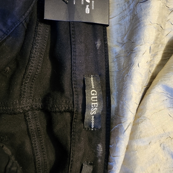 NWT Guess Sexy Curve Metallic Jeans - Picture 9 of 10